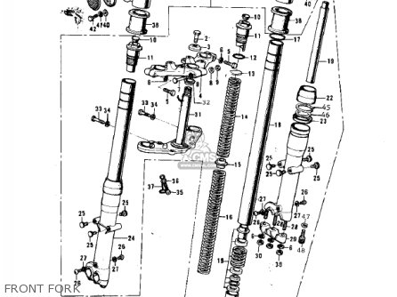 FRONT FORK - F7D 1975 USA