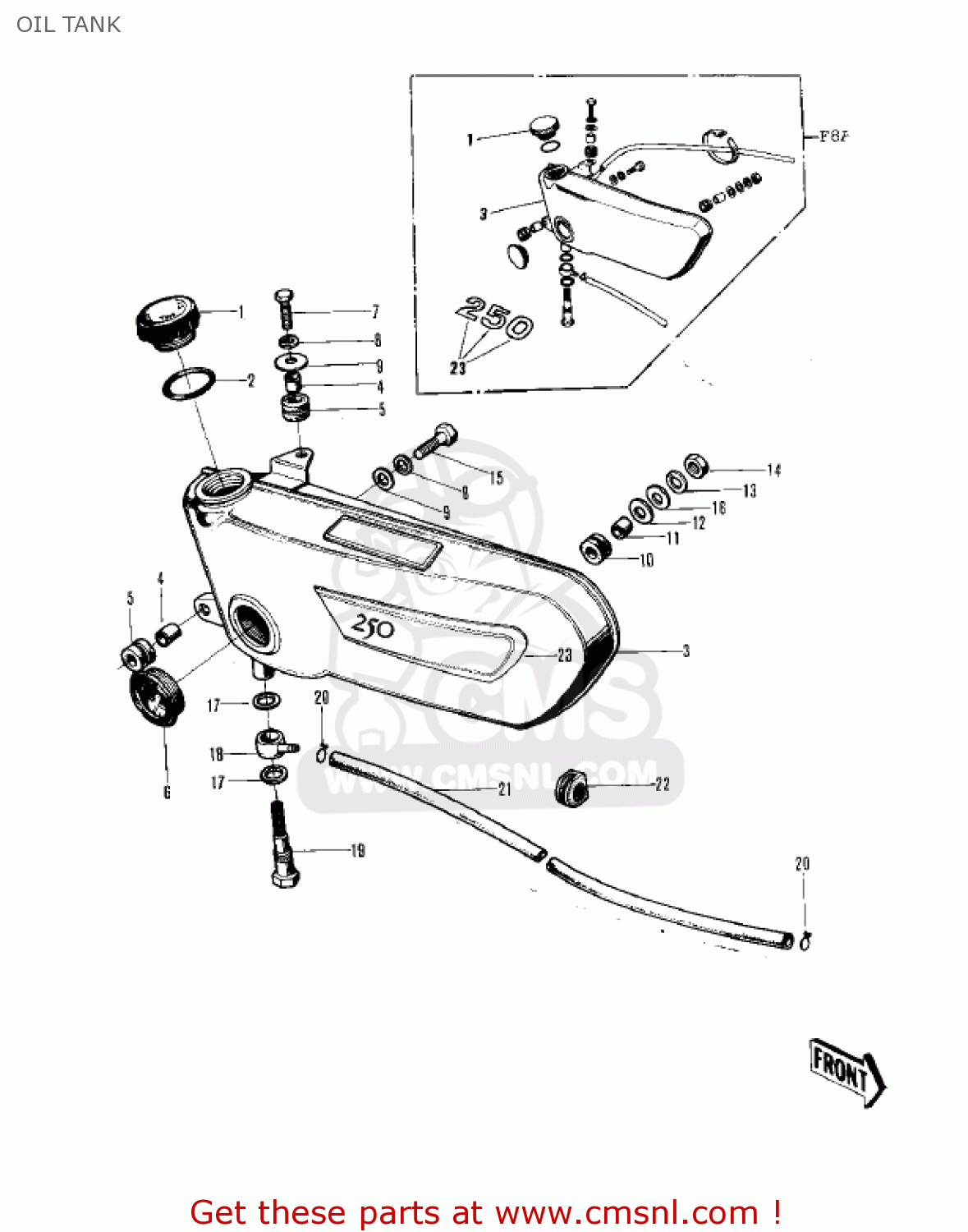 OIL TANK F81M 1971 USA