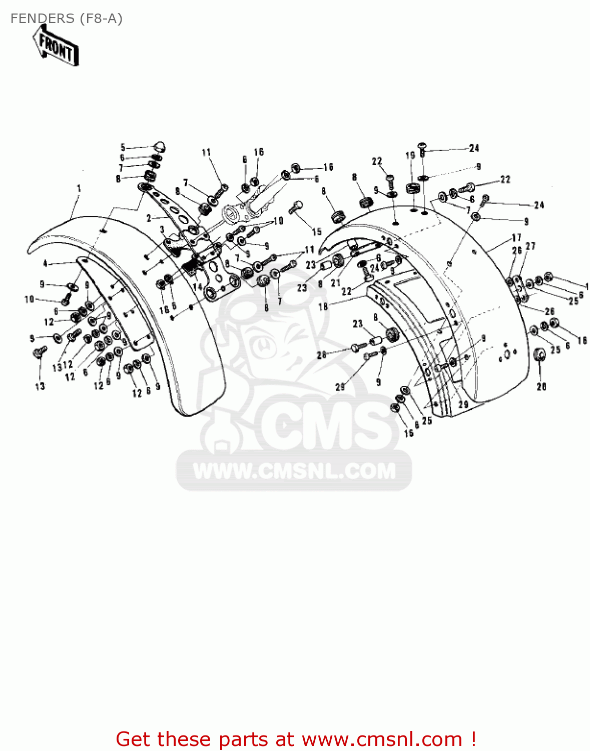 FENDERS (F8-A) F81M 1971 USA
