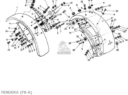 FENDERS (F8-A) - F81M 1971 USA