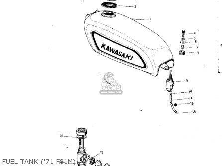 FUEL TANK ('71 F81M) - F81M 1971 USA