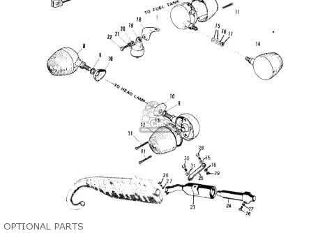 OPTIONAL PARTS - F8A 1972 USA