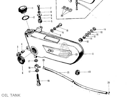OIL TANK - F8A 1972 USA
