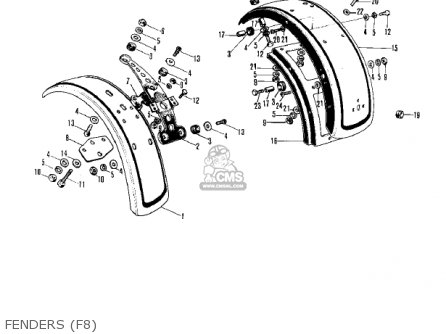 FENDERS (F8) - F8A 1972 USA