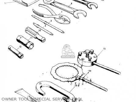 OWNER TOOLS/SPECIAL SERVICE TOOL - F9 1972 USA CANADA