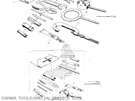 OWNER TOOLS/SPECIAL SERVICE TOOL - F9 1972 USA CANADA