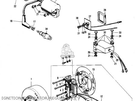 IGNITION/GENERATOR/REGULATOR ('7 - F9 1972 USA CANADA