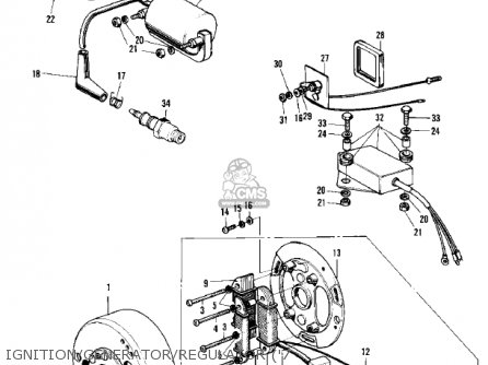 IGNITION/GENERATOR/REGULATOR ('7 - F9 1972 USA CANADA