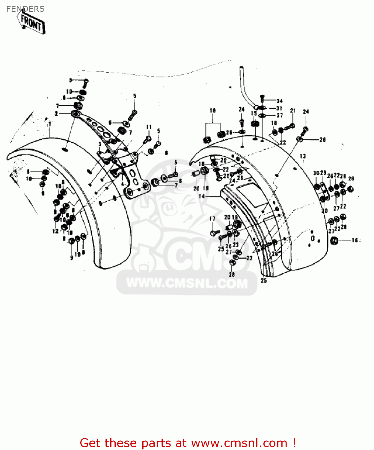 FENDERS F9A 1973 USA CANADA