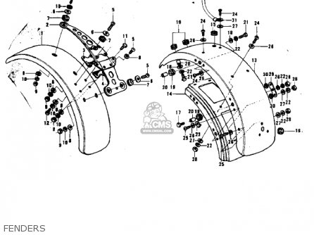 FENDERS - F9A 1973 USA CANADA