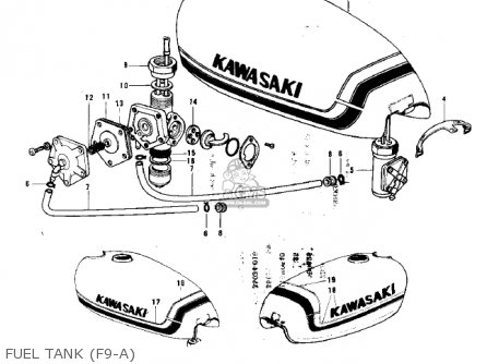 FUEL TANK (F9-A) - F9A 1973 USA CANADA