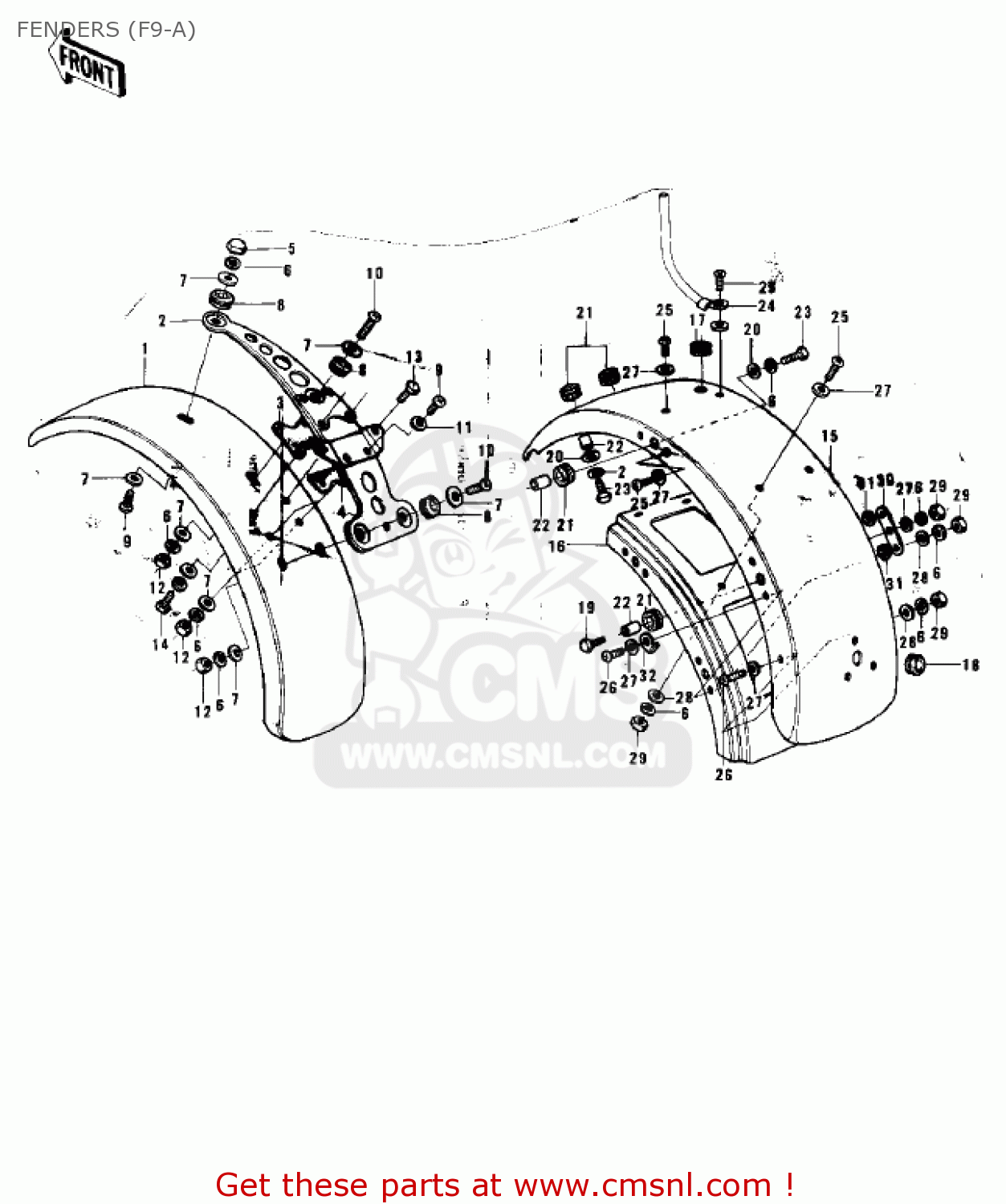 FENDERS (F9-A) F9B 1974 USA CANADA
