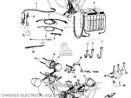 CHASSIS ELECTRICAL EQUIPMENT ('7 - F9B 1974 USA CANADA