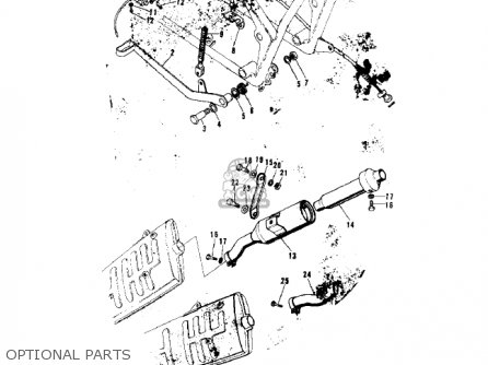 OPTIONAL PARTS - F9B 1974 USA CANADA