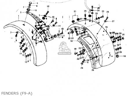 FENDERS (F9-A) - F9B 1974 USA CANADA