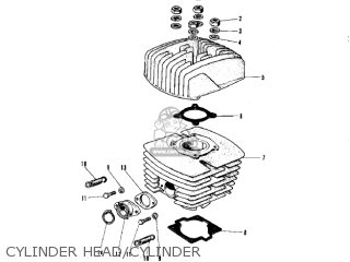 Kawasaki G31M CENTURION 1970 parts lists and schematics