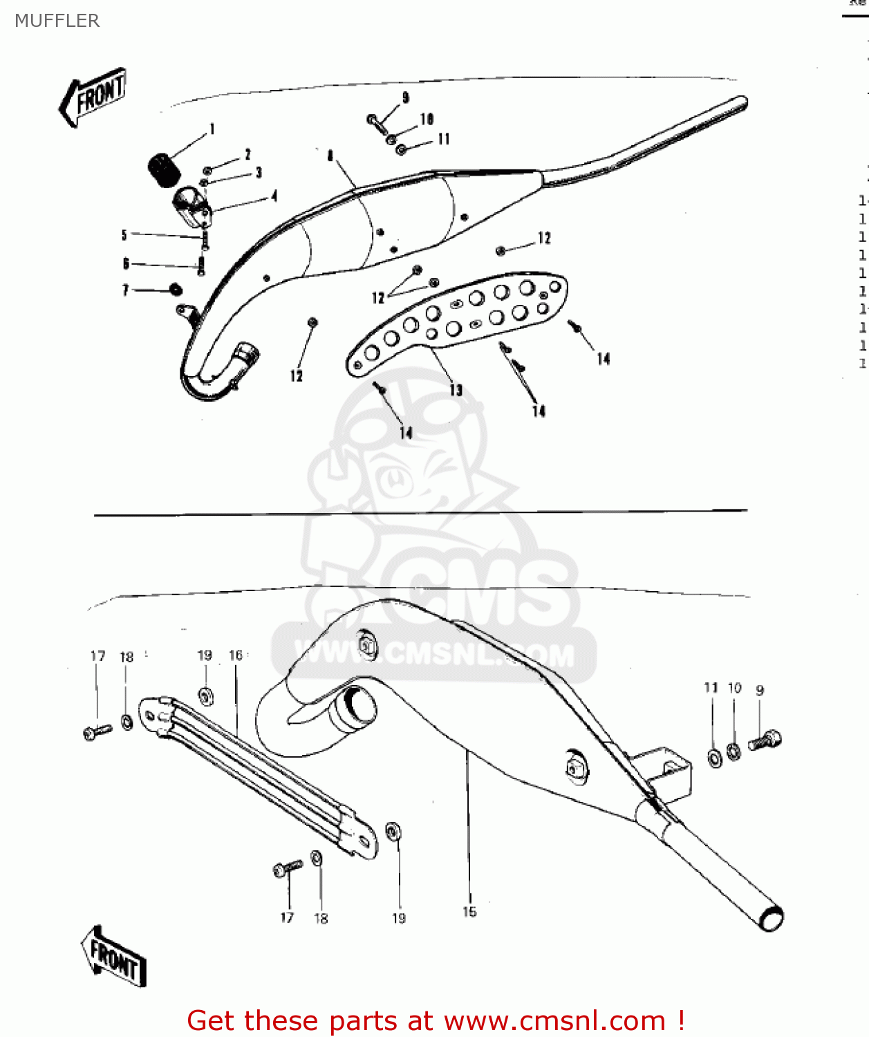 MUFFLER G31M CENTURION 1970