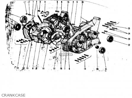 CRANKCASE - G31M CENTURION 1970