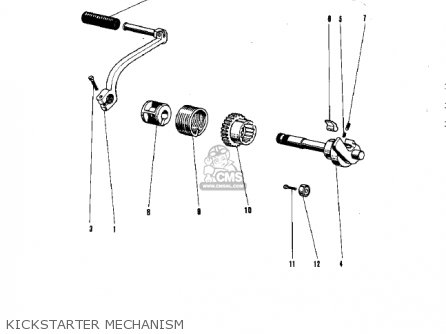 KICKSTARTER MECHANISM - G31M CENTURION 1970