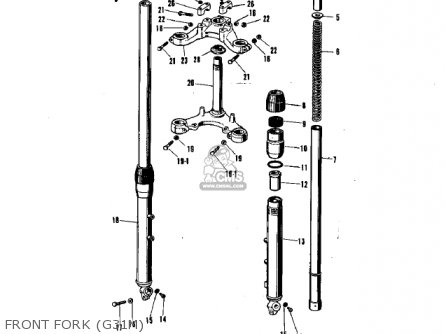 FRONT FORK (G31M) - G31M CENTURION 1970