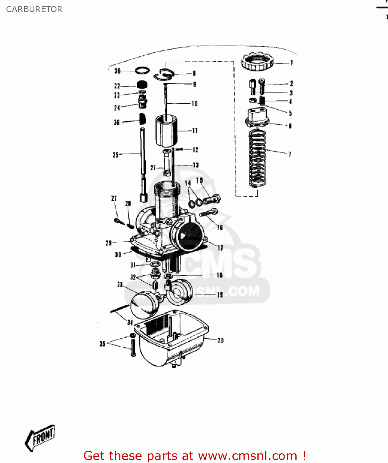 CARBURETOR G31MA CENTURION 1971