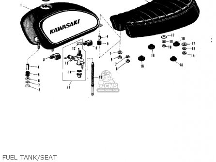 FUEL TANK/SEAT - G31MA CENTURION 1971