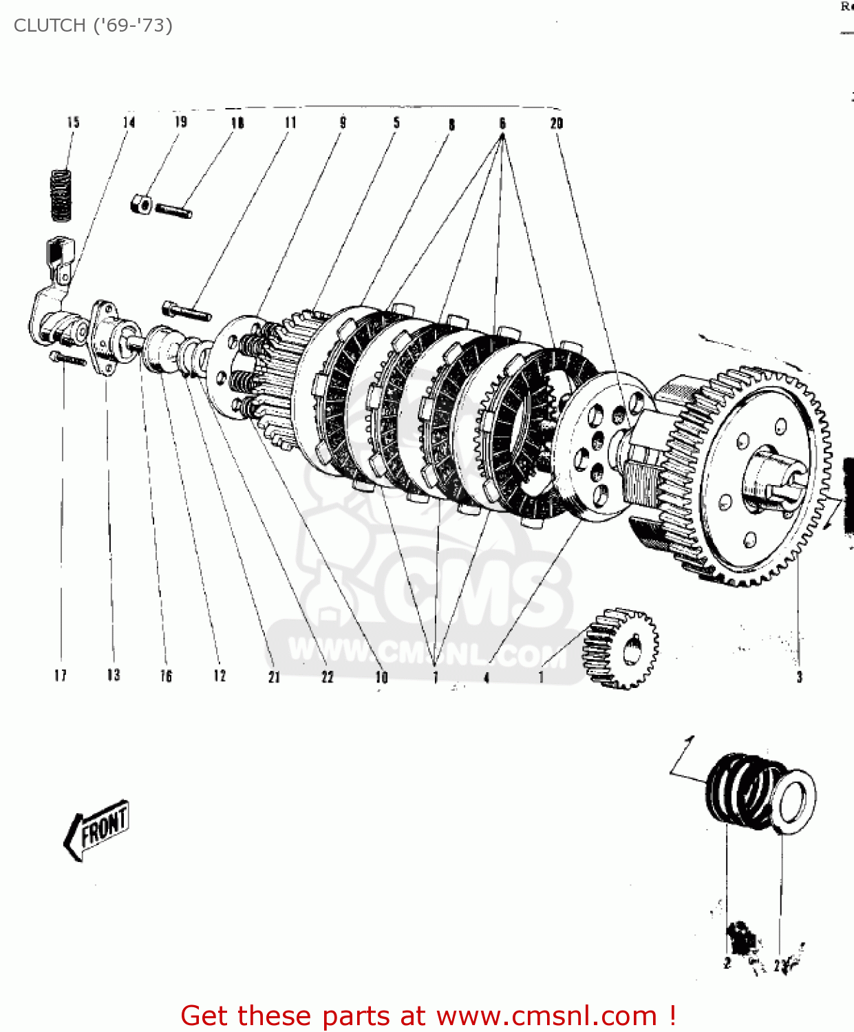 CLUTCH ('69-'73) G3SS 1969 USA CANADA