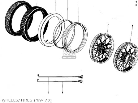 WHEELS/TIRES ('69-'73) - G3SS 1970 USA CANADA