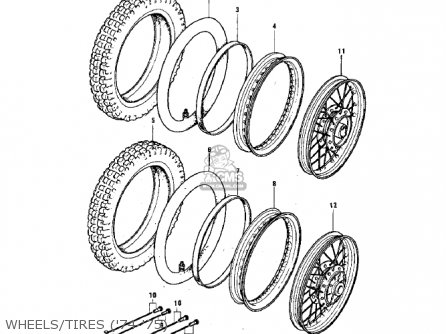 Motorcycle parts KAWASAKI G3SS-A 1971 — IMPEX JAPAN