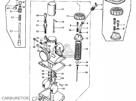 CARBURETOR  ('74-'75) - G3SSA 1971 USA CANADA