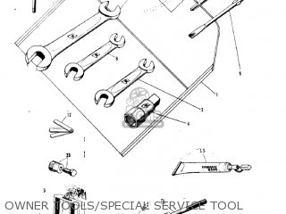 OWNER TOOLS/SPECIAL SERVICE TOOL - G3SSA 1971 USA CANADA