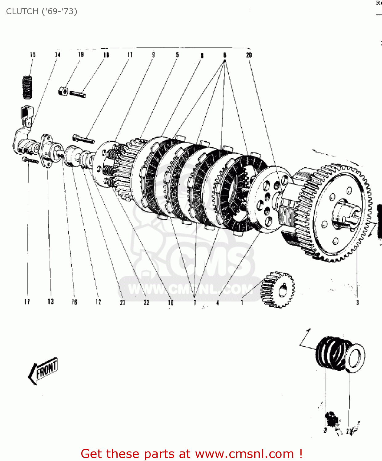 CLUTCH ('69-'73) G3SSB 1972 USA CANADA