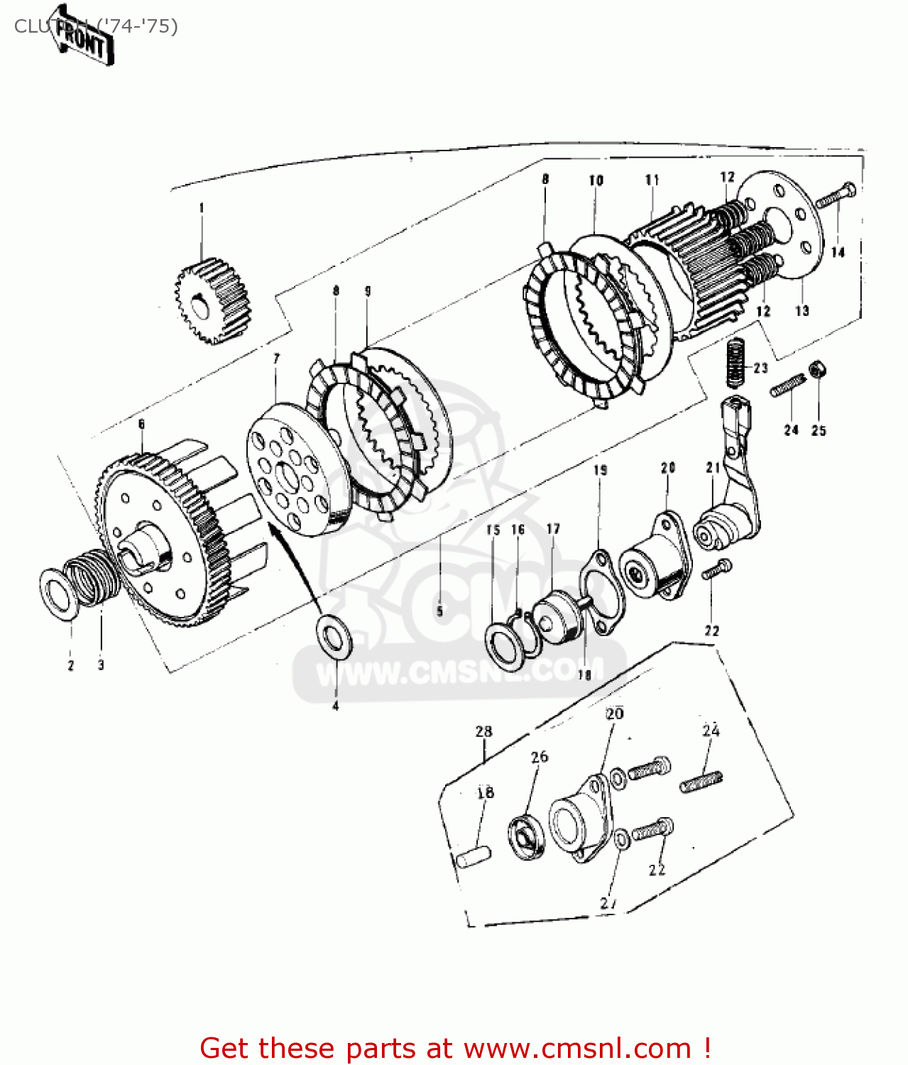 CLUTCH ('74-'75) G3SSB 1972 USA CANADA