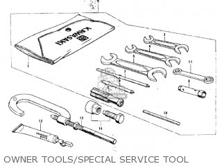 OWNER TOOLS/SPECIAL SERVICE TOOL - G3SSB 1972 USA CANADA
