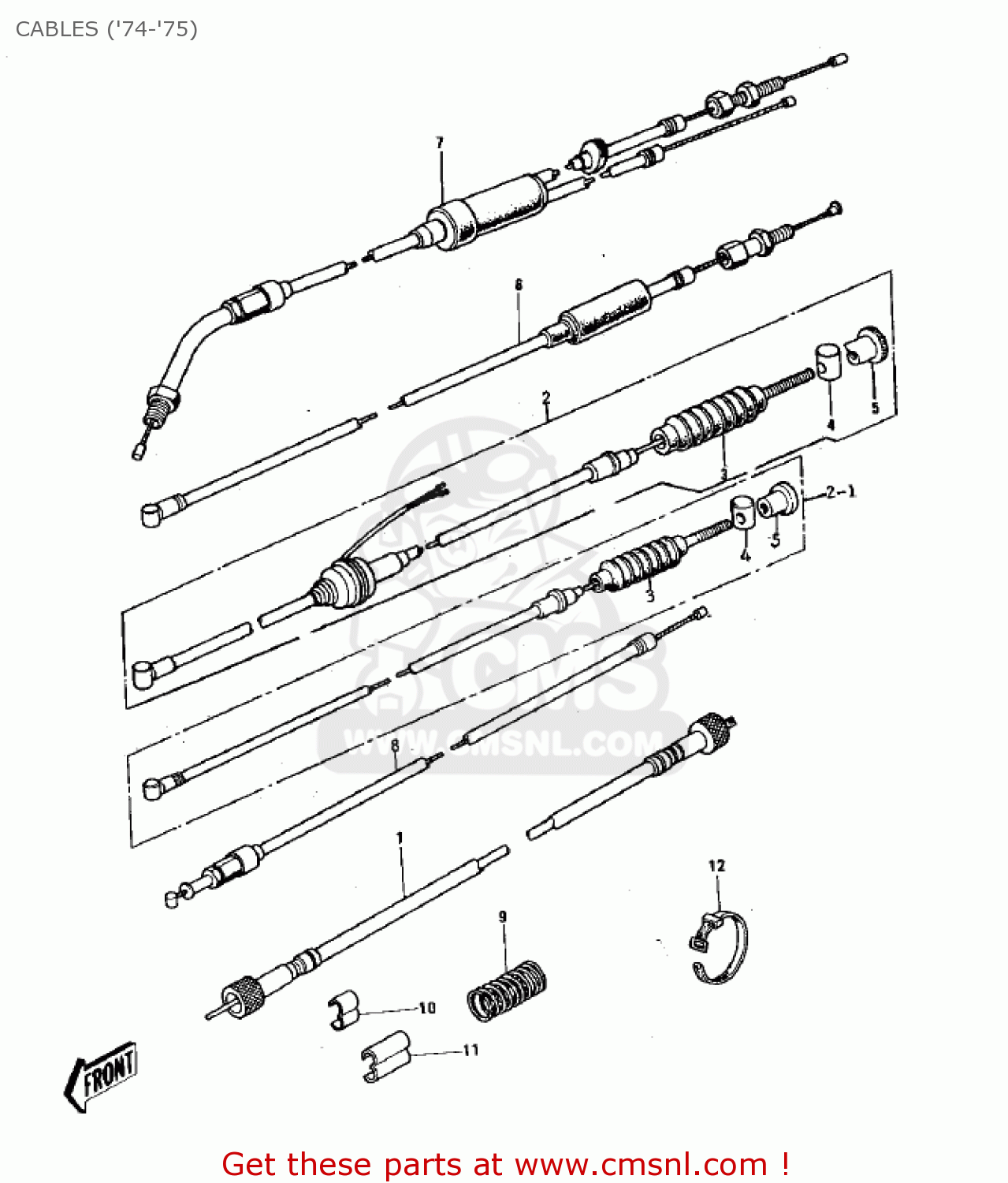 CABLES ('74-'75) G3SSC 1973 USA CANADA