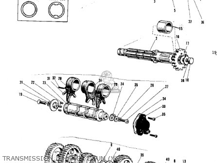 TRANSMISSION /CHANGE DRUM ('69-' - G3SSC 1973 USA CANADA