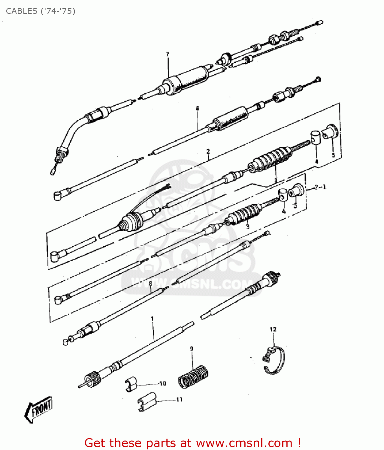 CABLES ('74-'75) G3TR BUSHMASTER 1969 USA CANADA