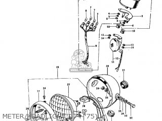 METER/HEADLIGHT ('74-'75) - G3TR BUSHMASTER 1969 USA CANADA