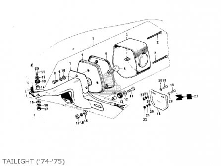 TAILIGHT ('74-'75) - G3TR BUSHMASTER 1969 USA CANADA