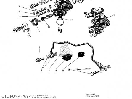 OIL PUMP ('69-'73) - G3TR BUSHMASTER 1969 USA CANADA