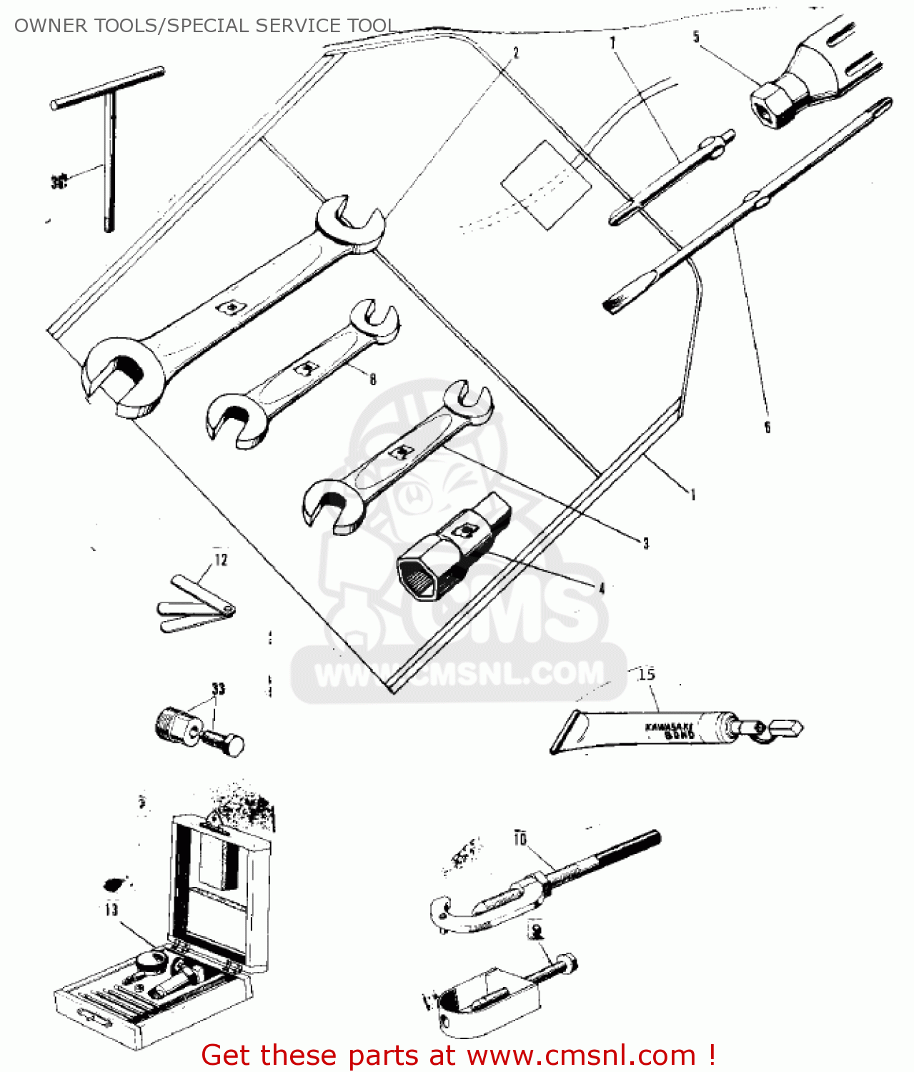 OWNER TOOLS/SPECIAL SERVICE TOOL G3TR BUSHMASTER 1970 USA