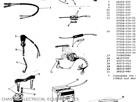 CHASSIS ELECTRICAL EQUIPMENT (EX - G3TR BUSHMASTER 1970 USA