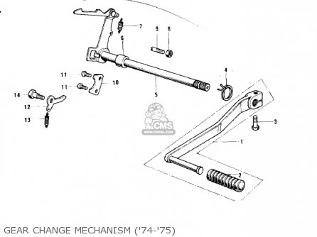 GEAR CHANGE MECHANISM ('74-'75) - G3TR BUSHMASTER 1970 USA