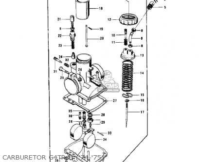 CARBURETOR G4TR-D ('74-'75) - G4TR TRAILBOSS 1970 USA CANADA / MPH