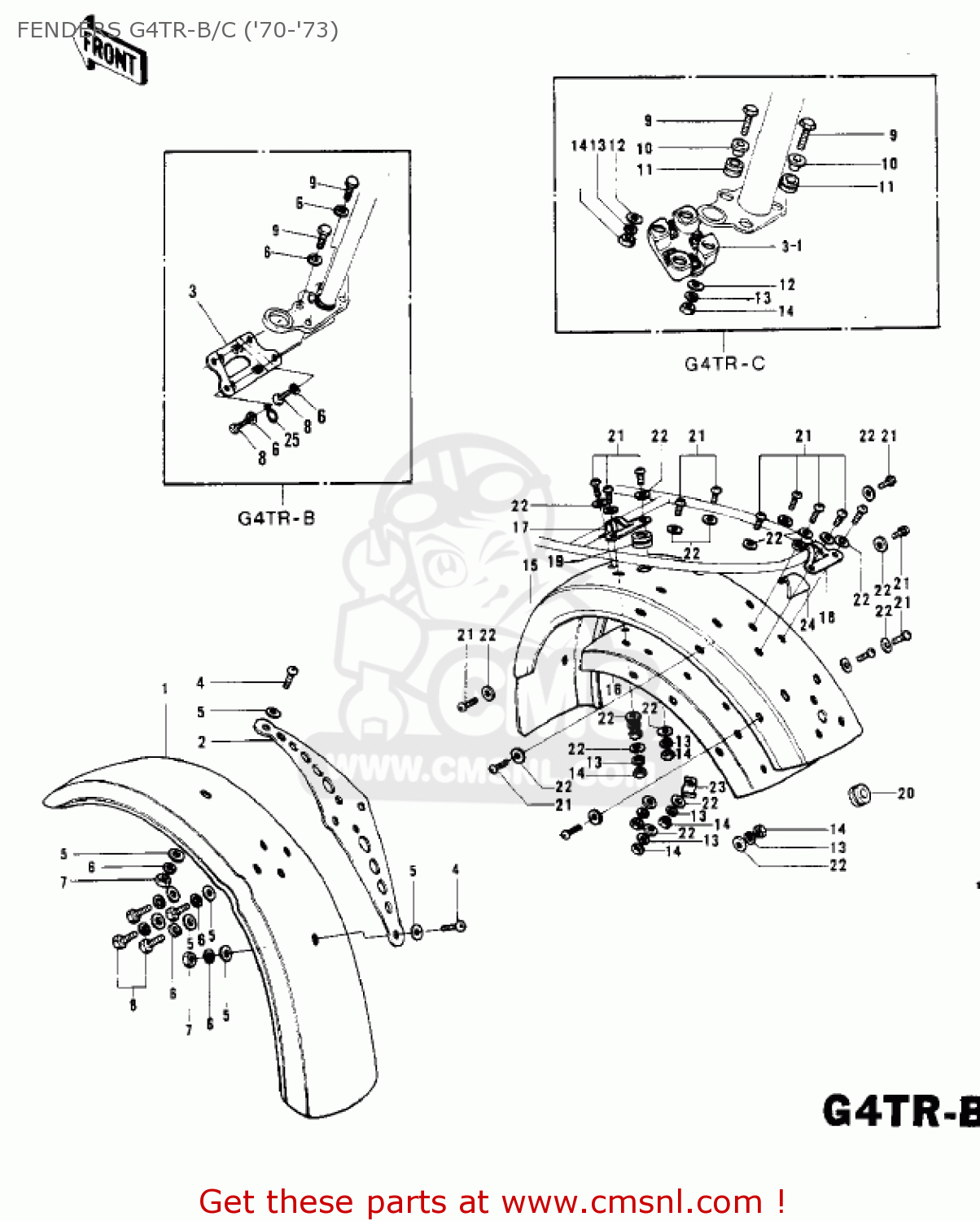 FENDERS G4TR-B/C ('70-'73) G4TRA 1971 USA CANADA