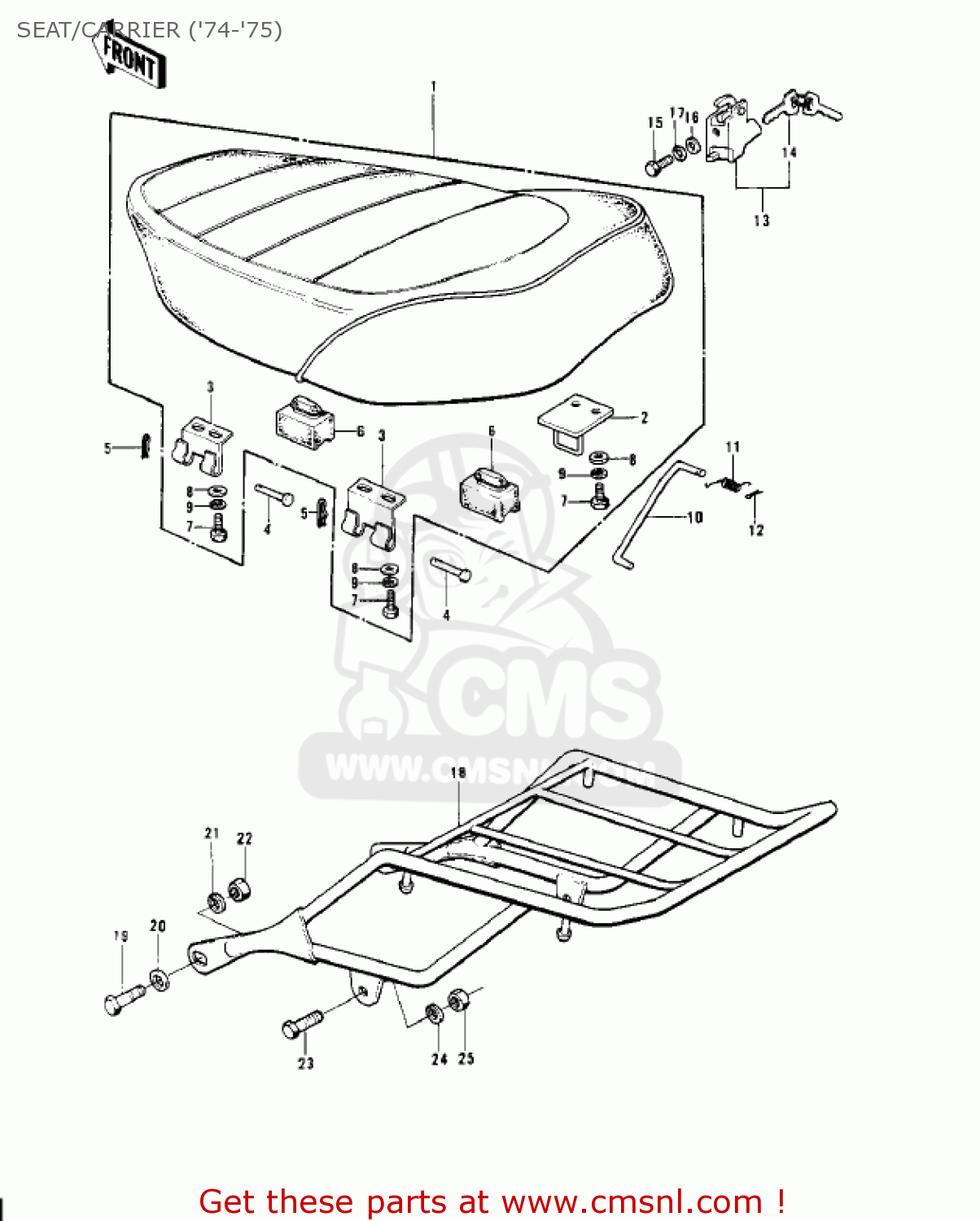 SEAT/CARRIER ('74-'75) G4TRA 1971 USA CANADA