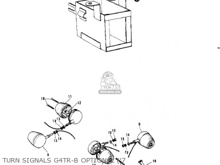 TURN SIGNALS G4TR-B OPTIONAL ('7 - G4TRA 1971 USA CANADA