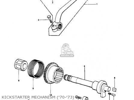 Kawasaki G4TRB 1972 USA CANADA parts lists and schematics