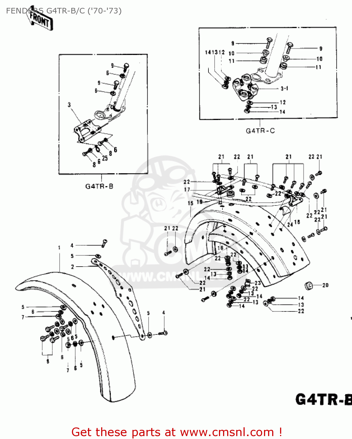FENDERS G4TR-B/C ('70-'73) G4TRB 1972 USA CANADA
