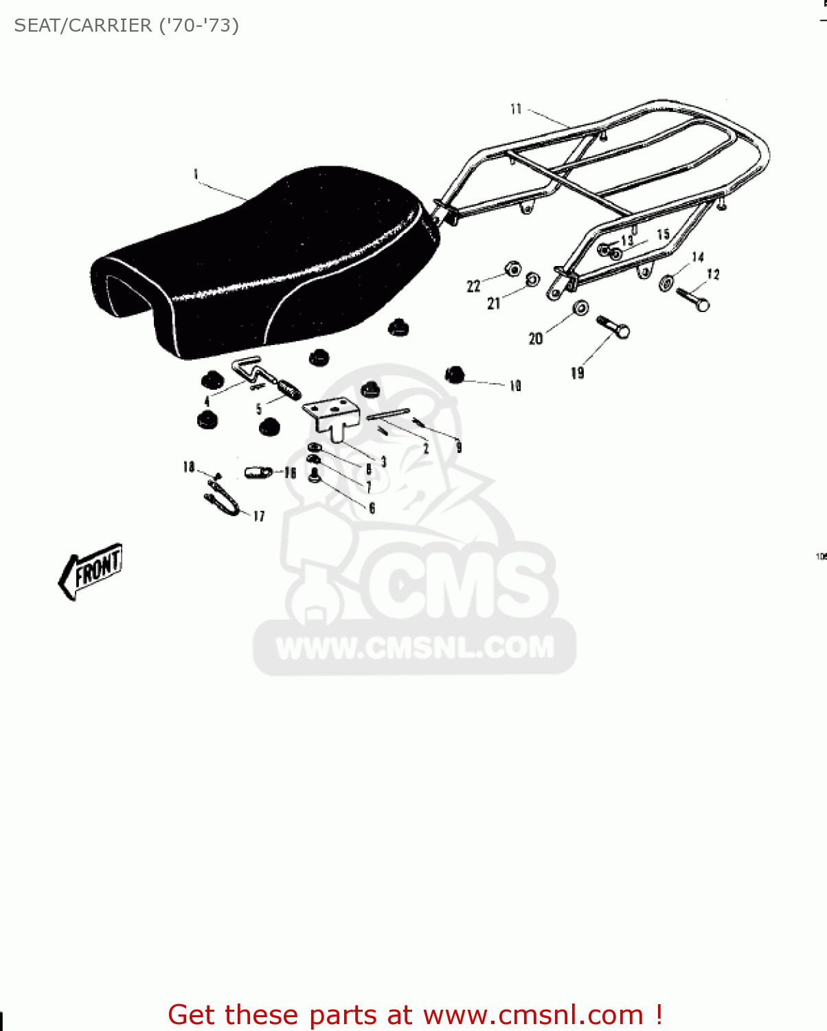 SEAT/CARRIER ('70-'73) G4TRB 1972 USA CANADA